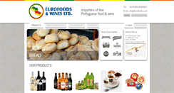 Desktop Screenshot of euro-foods.co.uk