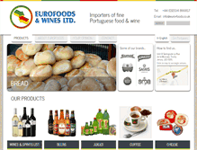 Tablet Screenshot of euro-foods.co.uk